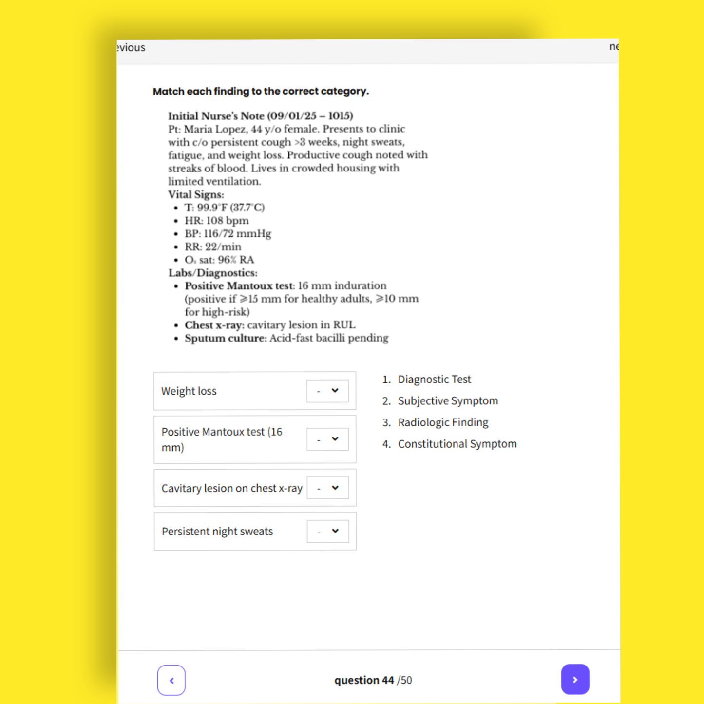 Targeted NCLEX Test Bank