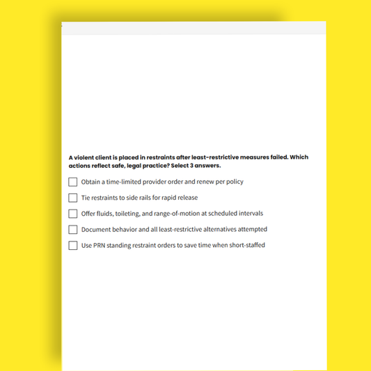 Mastery NCLEX Test Bank