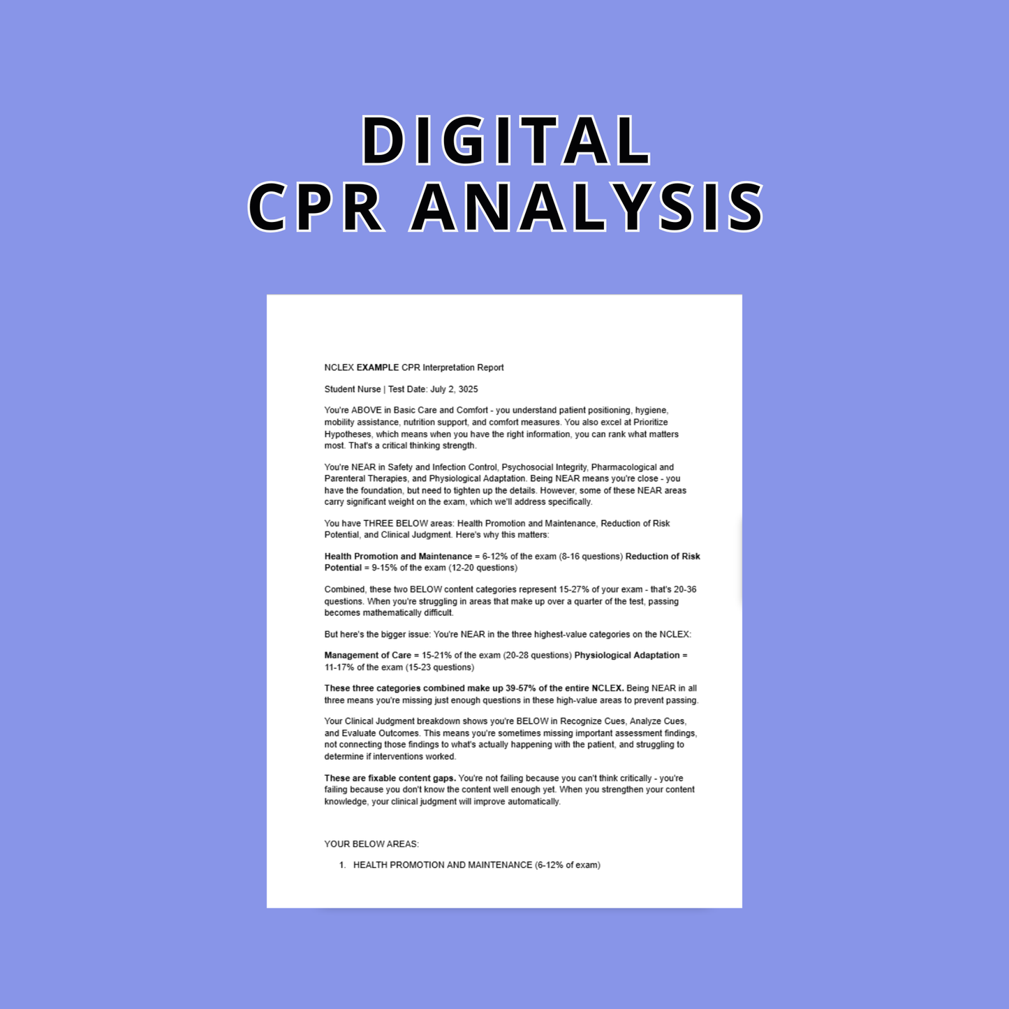 Digital CPR Analysis